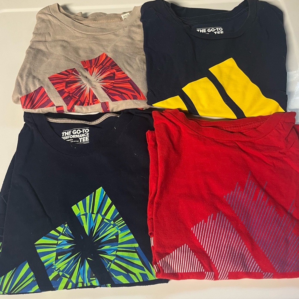 4 ADIDAS boys medium T-shirts - 4/$30
